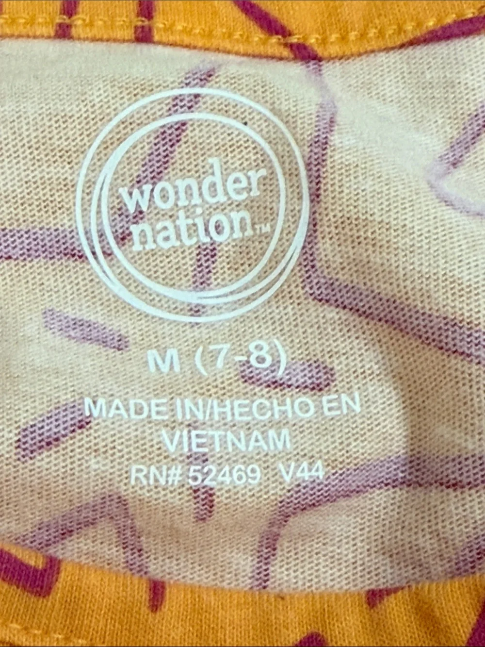 wonder nation Orange Starfish Print Tank Dress